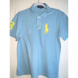 Polo by Ralph Lauren Men's Blue Polo Shirt